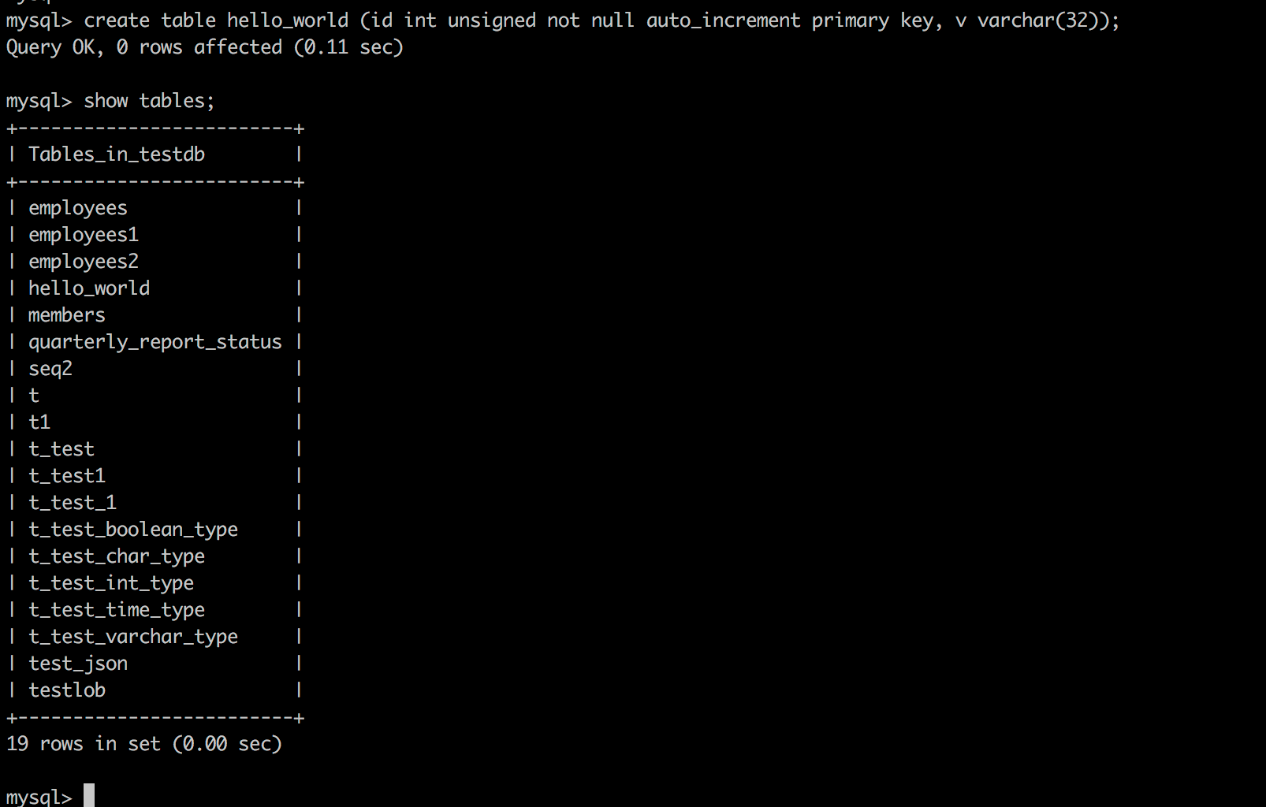 create Hello_world table